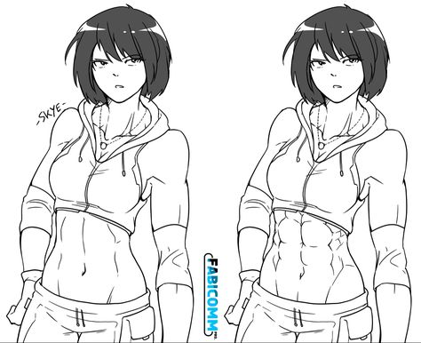 How To Draw Abs Female, 6 Pack Drawing, Female Abs Drawing Reference, Abs Drawing, Female Abs, How To Draw Abs, Abs Women, Female Drawing, Female Pose Reference