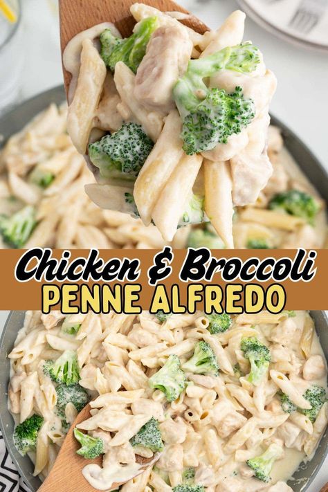 This tried and true Chicken and Broccoli Alfredo recipe will be a regular in your weekly rotation when you don’t have a lot of time to cook dinner. It’s the ultimate comfort food that comes together in just 30 minutes. Fetuccini Alfredo, Broccoli Alfredo Pasta, Penne Alfredo, Chicken Broccoli Pasta, Chicken Fettuccine Alfredo, Chicken Broccoli Alfredo, Chicken Fresh, Pasta Recipes Alfredo, Chicken Fettuccine