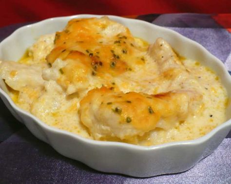 Canadian Cod Au Gratin Recipe - Food.com Cod Fish Recipes, Au Gratin Recipes, Fish Recipes Baked, Fish Varieties, Cod Recipes, Shellfish Recipes, Fish Recipes Healthy, How To Cook Fish, Healthy Fish