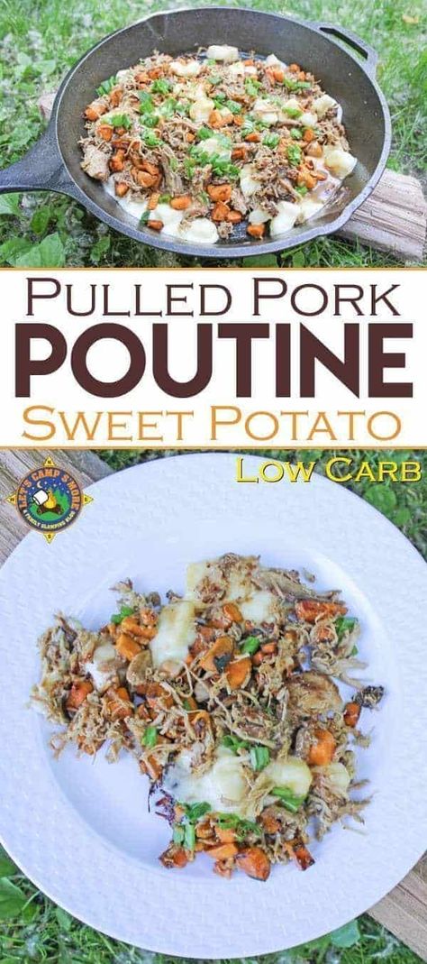 Poutine Recipe, Simple Camping, Pulled Pork Recipe, Delicious Appetizers, Loaded Fries, Camping Cooking, Popular Food, Interesting Recipes, Cheese Curds