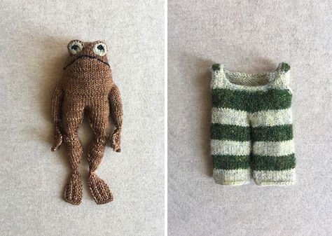 Knitted Frog, Baby Barn, Knitted Toys Free Patterns, Free Toys, Frog And Toad, Diy Crafts Hacks, Sewing Toys, A Blanket, Knitted Toys