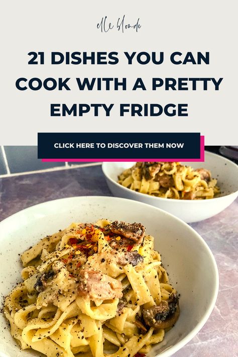 Looking for some easy to cook, healthy recipes that won't break the bank or that you can make with a fairly empty fridge? Here's 21 of our favourite restaurant quality meals with a clean twist (and no cauliflower rice) click here to get the recipes now! Empty Fridge Meals, Luxury Fish Pie, Meals To Try, Empty Fridge, Easy Healthy Meals, Perfect Poached Eggs, Luxury Lifestyle Travel, Fresh Guacamole, Cook Healthy