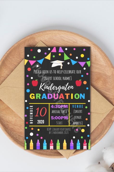 Invitation Card For School Annual Day, Annual Function Invitation Card School, Invitation Card For School Event, Teacher Graduation Party Invitations, Preschool Graduation Invitations Free, Kindergarten Invitations, Graphic Design Invitation, Kindergarten Graduation Invitations, Graduation Invitation Cards