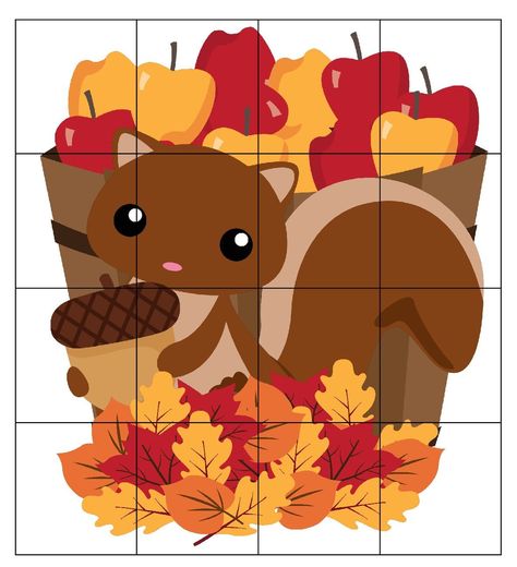 Kindergarten Fall Worksheets, Fall Kindergarten Activities, Autumn Puzzle, Thanksgiving Crafts Preschool, Fall Preschool Activities, Fall Kindergarten, Kindergarten Printables, Autumn Activities For Kids, Fall Preschool