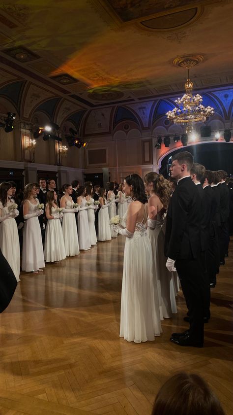 #ballseason #hoco #aesthetic #casino #wien #vienna #balleröffnung Debutant Ball Aesthetic, Debutante Dresses Aesthetic, Vienna Ball Aesthetic, Deb Ball Aesthetic, Ball Aesthetic Modern, Cotillion Aesthetic, Bal Aesthetic, Debutante Ball Aesthetic, Vienna Core