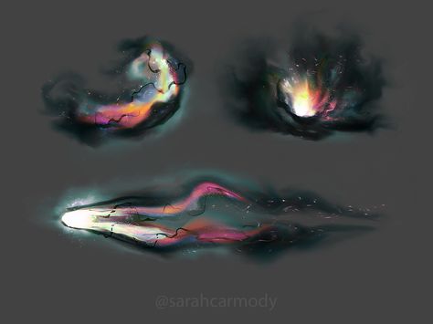 ‘Dark Rainbow’ Magic Concepts & Animation, Sarah Carmody on ArtStation at https://www.artstation.com/artwork/e0DZb3 Black Magic Fantasy Art, Light Magic Concept Art, Dark Magic Drawing Reference, Magic And Technology Concept Art, Magic Effects Art, Dark Magic Concept Art, Rainbow Powers Aesthetic, Unique Magic Powers, Rainbow Magic Aesthetic