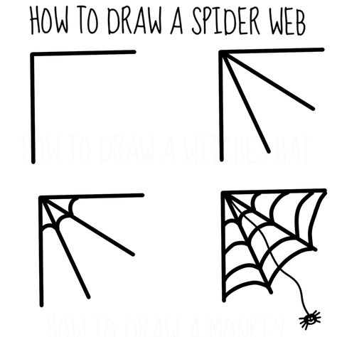 Follow the step by step guide How To Draw Halloween Stuff For Kids Easy, Easy Spiderweb Drawing, How To Draw A Web, Doodle Art For Beginners Step By Step, Drawing Ideas Easy Doodles Step By Step, How To Draw A Pumpkin Step By Step Easy, Step By Step Halloween Drawing, How To Draw A Spider Web, Easy Halloween Drawings Step By Step