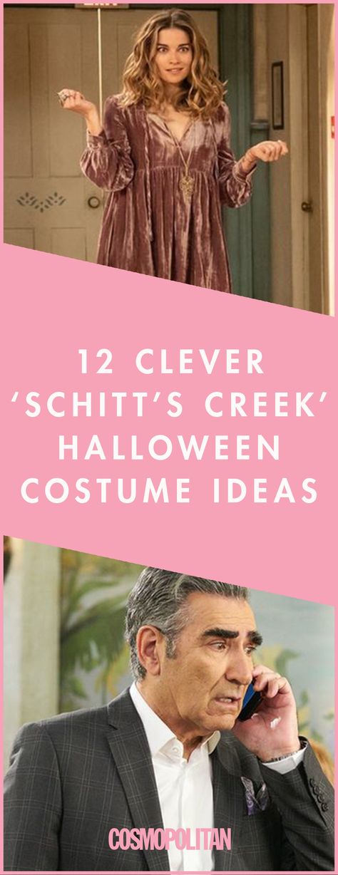 Alexis And David Schitts Creek Costume, Moira Rose Crow Costume, Schitt’s Creek Halloween Costume, Alexis From Schitts Creek Costume, Johnny Rose Costume, Schitts Creek Costume Ideas, Moira Halloween Costume, Alexis Rose Outfits Halloween, Alexis Rose Halloween Costume