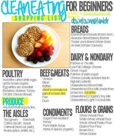 Clean Eating Shopping List, Clean Eating Grocery List, Paleo For Beginners, Clean Eating For Beginners, Clean Eating Tips, Prep Recipes, Diet Vegetarian, Diet Keto, Eat Smarter