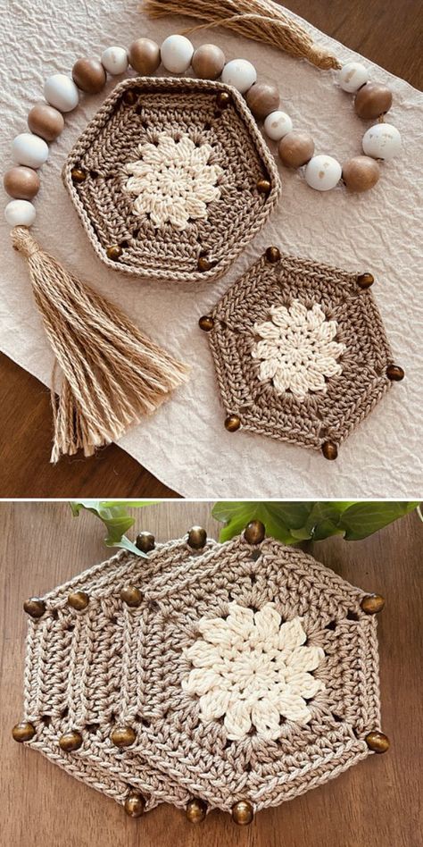 Beautiful Delicate Flower Crochet Coasters – 1001 Patterns Modern Haken, Bookmark Crochet, Crochet Coasters Free Pattern, Coaster Pattern, Crochet Placemats, Crochet Flowers Easy, Crochet Coaster Pattern, Crochet Coaster, Crochet Motif Patterns