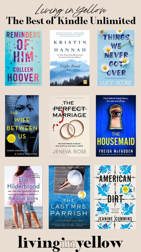 Stuff Your Kindle Day Recommendations, Books On Kindle Unlimited, Kindle Unlimited Books, Best Kindle, Living In Yellow, Recommended Books, Recommended Books To Read, Book Recs, Top Books To Read