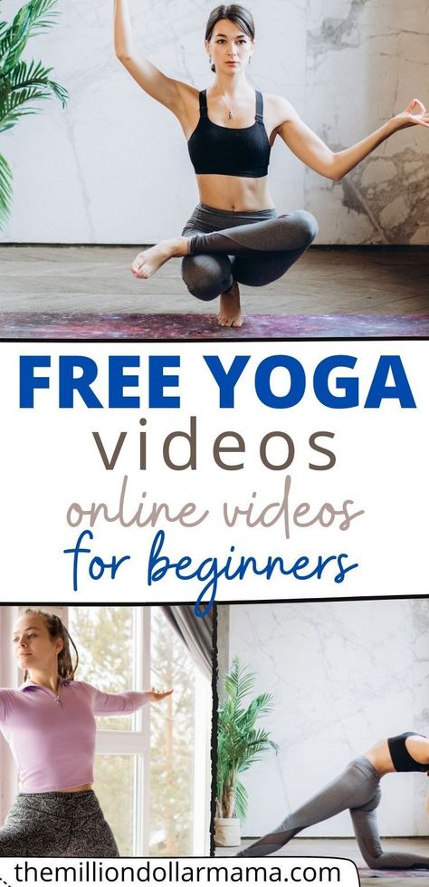 Learn how to do yoga for beginners online with these 10 free online videos. Being able to do yoga at home is ultra convenient and FREE! Yoga Videos For Beginners, Learn Yoga Poses, Yoga Video, Yoga Posen, Yoga Help, Free Yoga, Yoga Tips, Yoga Sequences, Yoga Videos