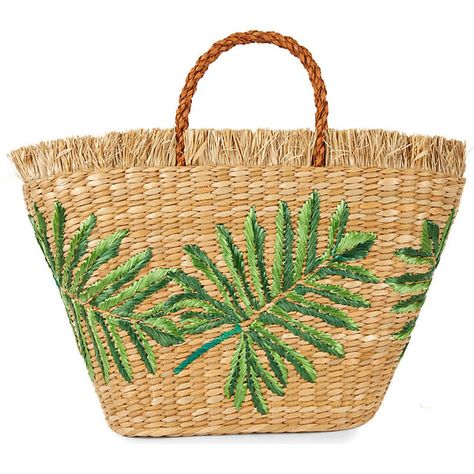 Aranaz Planta straw tote found on Polyvore featuring bags, handbags, tote bags, fringe handbags, beach tote bags, straw tote beach bag, embroidered totes and tote handbags Bordados Tambour, Straw Beach Tote, Fringe Tote Bag, Beige Tote Bag, Beige Tote, Fringe Handbags, Straw Beach Bag, Embroidered Tote Bag, Summer Tote