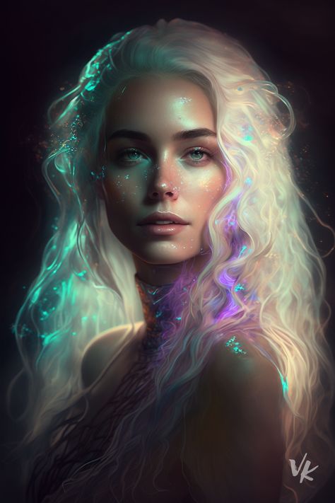 "Gorgeous Goddess" radiates grace and power, with the goddess's confident posture and piercing gaze conveying a sense of confidence and strength. Confident Posture, Air Goddess, Digital Art Programs, Goddess Aesthetic, Star Goddess, Crystal Goddess, Spiritual Artwork, Goddess Art, Fantasy Aesthetic