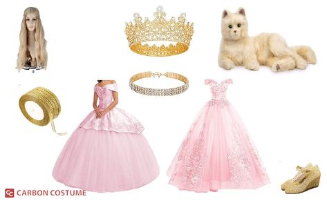 Princess Annalise from Barbie as The Princess and the Pauper Costume | Carbon Costume | DIY Dress-Up Guides for Cosplay & Halloween Princess And The Pauper Costume, Halloween Prisoner Costume, The Princess And The Pauper, Disney Princess Cosplay, Pink Princess Dress, Up Halloween Costumes, Long Blonde Wig, Princess And The Pauper, Pretty Halloween Costumes