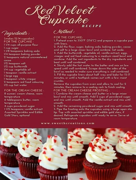 Mm Cupcakes, Velvet Cupcake Recipe, Cooking Hobby, Nyonya Kuih, Waheguru Quotes, Homemade Dessert Recipes, Unleavened Bread, Red Velvet Cupcake, Coffee Van