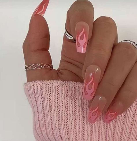 Follow for more! #nails #nailsofinstagram #nailstagram #nailswag #nailsdesign #nailsonfleek #nailsideas #nailsalon #acrylic #recipe #hairstyles #dinner #chicken #gardening #cleaning #aesthetic #freecrochetpattern #tiktok Hairstyles Dinner, Cleaning Aesthetic, Pattern Nails, Fire Pattern, Nails Collection, Long Acrylic Nail Designs, Dinner Chicken, Really Cute Nails, Nail Patterns