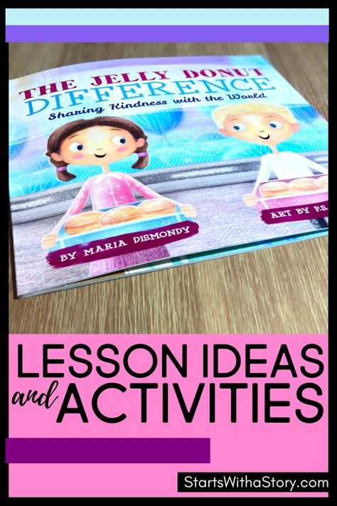 The Jelly Donut Difference by Maria Dismondy is part of Clutter-Free Classroom’s Starts With a Story collection, which is a library of printable and digital resources for students in 1st, 2nd or 3rd grade. This picture book is great for the teaching concepts and ideas: kindness, predicting, summarizing, sequencing and message of the story. Your elementary students will love this read aloud and the related activities, worksheets and lesson ideas that are in the book companion. Scoop them up here! Interactive Read Aloud Lessons, Jelly Donut, Social Emotional Learning Lessons, Clutter Free Classroom, Read Aloud Activities, Writing Lesson Plans, Interactive Read Aloud, Teacher Must Haves, Guided Reading Levels