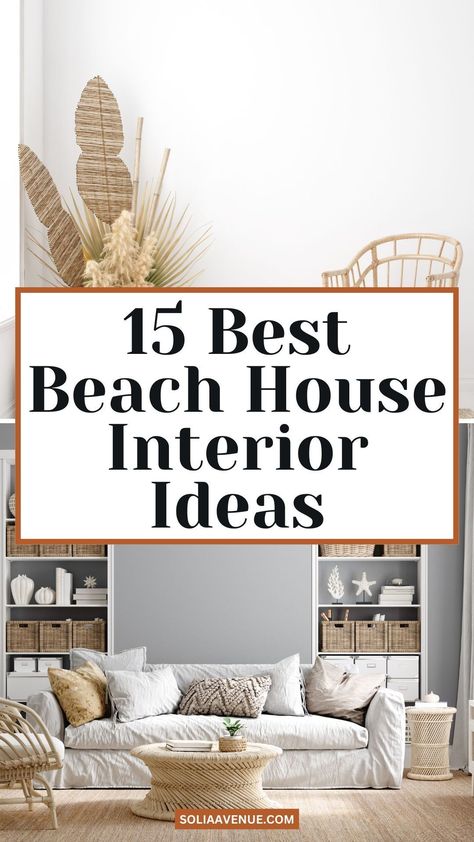 Interior Design Inspo Theme House Interior Design, Beach House Interior Ideas, Beach Theme House, Unique Beach House, Theme House, House Interior Ideas, House Coastal, Coastal Interior, Beach House Interior Design