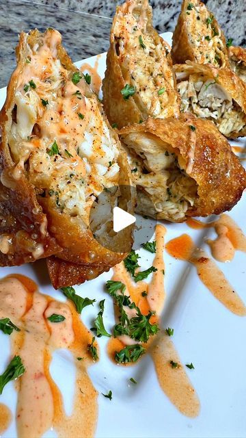 Canned Lump Crab Recipes, Lump Crab Egg Rolls Recipes, Lump Crab Sauce, Claw Crab Meat Recipes, Jumbo Lump Crab Meat Recipes, Fried Blue Crab Recipe, Crab Recipes Lump, Crab Egg Rolls Recipes, Food To Eat For Dinner