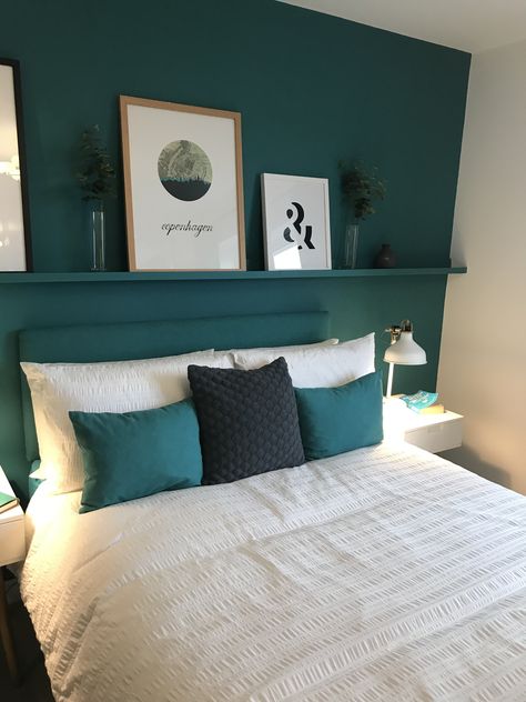 Dream Rooms For Couples, Teal Bedroom Decor, Bedroom Turquoise, Teal Bedroom, Bedroom Decor For Couples, Dekorasi Kamar Tidur, Woman Bedroom, غرفة ملابس, Bedroom Color Schemes