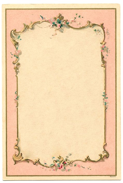 손 로고, French Frames, Kertas Vintage, Molduras Vintage, Seni Pastel, Vintage Paper Background, Seni Vintage, Pola Kartu, 패턴 배경화면