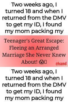 Imagine turning 18 and instead of celebrating your newfound adulthood, you discover your mom has arranged your marriage without your knowledge! This is the shocking reality faced by our protagonist, who we'll call 'The Runaway Bride'. A typical teenager, she was planning her future, only to have her world turned upside down. Let's dive into her harrowing tale. 😱 Being Let Down, Cream Tattoo, Runaway Bride, Escape Plan, Great Escape, Supportive Friends, Tattoo Design Ideas, Tattoo Cover, Let Down