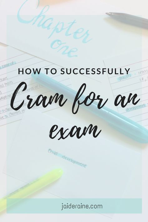 How to Successfully Cram for an Exam Cram Studying Tips, How To Cram For An Exam The Night Before, How To Cram For An Exam, Cramming Tips, Organize College Classes, How To Cram, Night Before Exam, College Success, Going Back To College