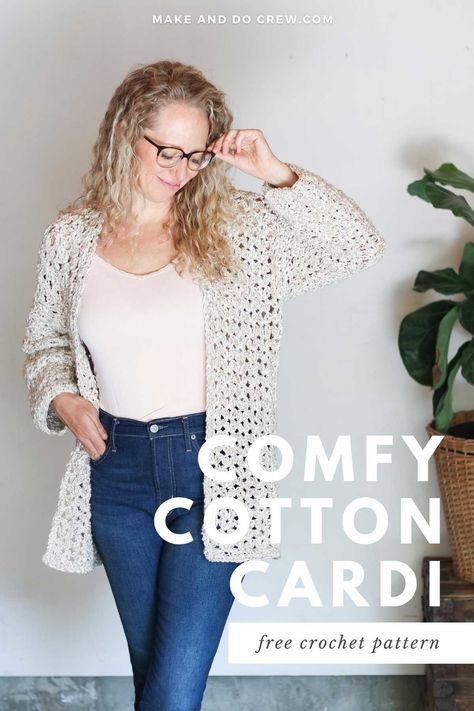 Crochet Cardigan Pattern Free Women, Crochet Cardigan Free, Crochet Jacket Pattern, Crochet Cardigan Pattern Free, Gilet Crochet, Shrug Pattern, Crochet Sweater Pattern Free, The Cardigans, Crochet Ladies Tops