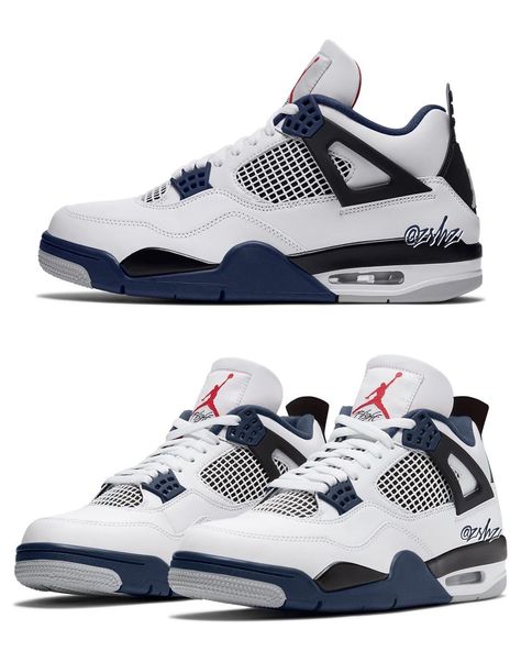 JustFreshKicks on Twitter: "Air Jordan 4 Retro “Midnight Navy” Releasing October 1st https://t.co/op5vPJmhpC… " Jordan 4 Midnight Navy, Military Blue 4s, Blue 4s, Jordans Girls, Preppy Shoes, Jordan 4s, Cute Sneakers, Jordan 4 Retro, Air Jordan 4