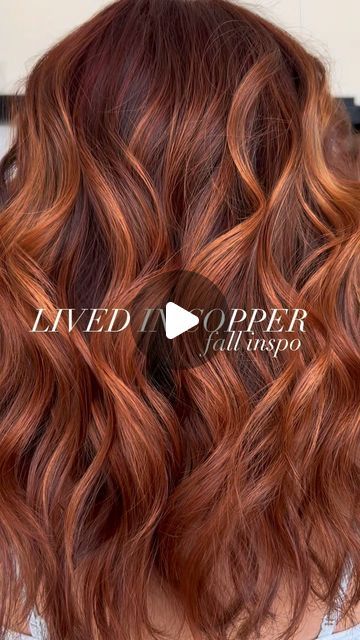 Cowgirl Copper Hair Brunette, Red Copper Hair Color Balayage, Auburn Copper Hair Balayage, Copper And Brown Hair, Red And Blonde Balayage, Warm Copper Balayage, Balayage Copper, Copper Balayage Brunette, Balayage Hair Copper