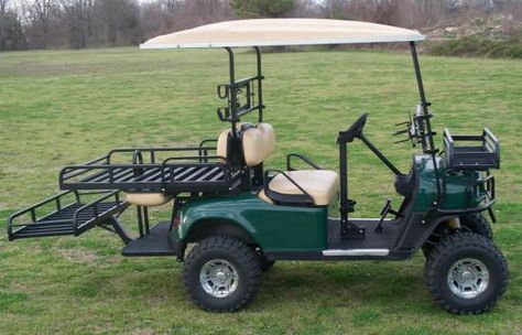 Hunting Vehicles, Off Road Golf Cart, Garage Shop Ideas, Gold Cart, Whitetail Deer Pictures, Apocalypse Stuff, Custom Golf Carts, Deer Pictures, Hunting Humor