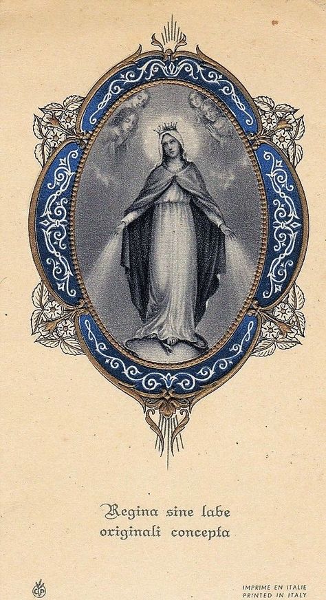 Virgen Mary Tattoo, Roman Catholic Art, Catholic Wallpaper, Mary Tattoo, Virgin Mary Art, Vintage Holy Cards, Catholic Pictures, Blessed Mary, Images Of Mary