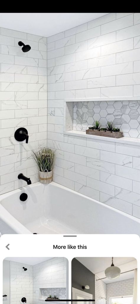 Best Tiles for Shower Walls of 2023 - Luxury Interior Designs Tiled Shower Ideas Subway Tile, Bathtub With Tile Surround Small Bathrooms, Bathroom Wall Subway Tile, Long White Subway Tile Bathroom, Subway Tile Bathroom With Tub, White Subway Shower Tile Ideas, Modern Farmhouse Shower Tile Wall, White Tile Restroom, Tile To Ceiling Bathroom