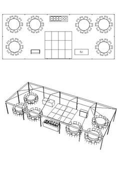 20' x 50' Tent for 60 People with Bar, Buffet, DJ & Dance Floor - Tent Floor Plan for outdoor wedding - $775.00 estimate cost for tent Wedding Tent Layout, Wedding Table Layouts, Outdoor Dance Floors, Wedding Floor, Wedding Reception Layout, Wedding Ceremony Seating, Reception Layout, Backyard Wedding Dresses, Bar Buffet