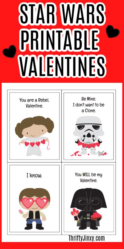 Star Wars Valentine, Star Wars Printables, Star Wars Valentines, Valentine Printables, Printable Star, Valentine Day Boxes, Valentine's Day Printables, Valentines Printables Free, Valentines Day Activities