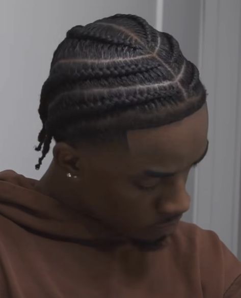 Mens High Taper Fade, Black Male Braided Hairstyles, Cornrows For Men Styles, Braids On Black Man, Afro Cornrow Hairstyles, Cornrows Ideas Men, Cornrows Hairstyles For Men, Men Protective Styles, Guy Cornrows