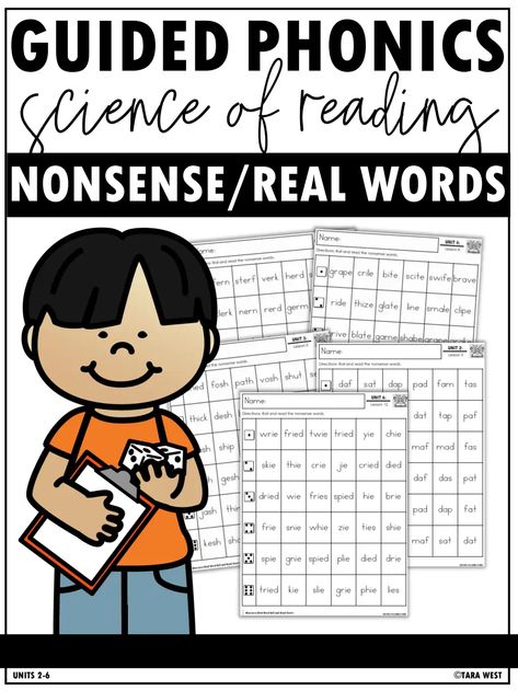 Guided Phonics + Beyond Nonsense and Real Words Fluency Sheets Free Download.pdf Nonsense Word Activities, Guided Phonics, Nonsense Words Fluency, Teacher Leader, Fluency Activities, Phonemic Awareness Activities, Nonsense Words, Phonemic Awareness, Phonics