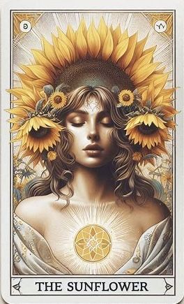 Skeleton Swag, Skeleton Tarot, Tarot Cards Art, Tarot Card, Tarot Cards, Card Art, Skeleton, Sunflower, Art