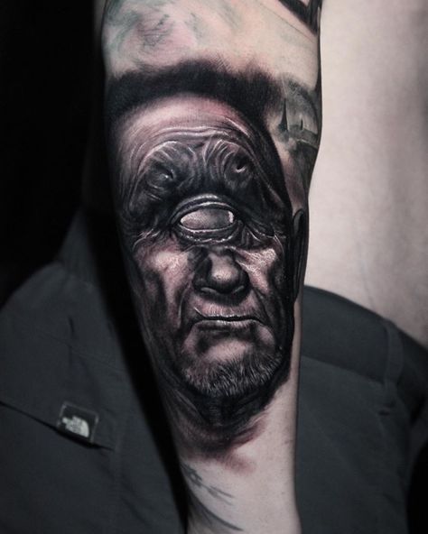 @boristattoo on Instagram: “Cyclops, part of this mythological creatures sleeve on Rory” Cyclops Mythology, Cyclops Tattoo, Mythological Creatures, Get A Tattoo, Portrait Tattoo, Tattoos, On Instagram, Quick Saves, Instagram