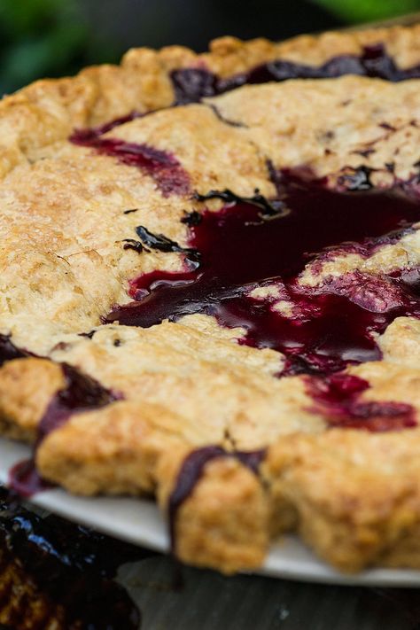 Cornmeal Pie, Recipe Pie Crust, Blueberry Rhubarb Pie, Shortbread Tart, Cornmeal Crust, Shoofly Pie, Blueberry Galette, Blueberry Rhubarb, Blueberry Filling