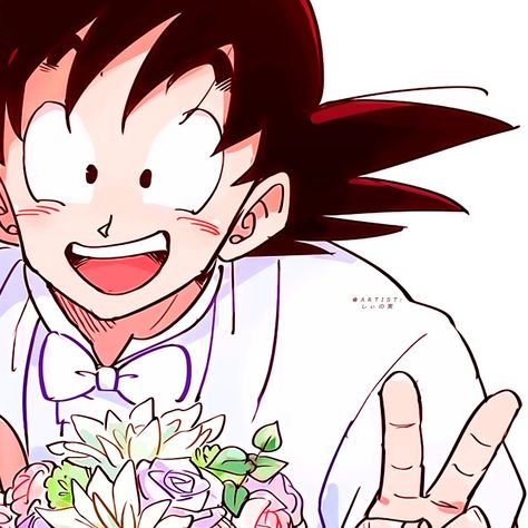 Goku And Chichi, Dragon Ball Art Goku, Dragon Ball Wallpapers, Dragon Ball Goku, Dragon Ball Artwork, Cute Anime Profile Pictures, Discord Server, Dragon Ball Art, Cute Profile Pictures