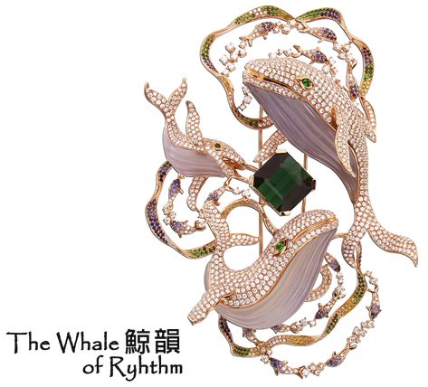 Dai Sun Jewellery, brooch "The Whale of rhythm" Whale Brooch, Whale Jewelry, Fish Jewelry, Luxury Magazine, Jewerly Designs, Trends Magazine, Trendy Necklaces, Jewelry Design Necklace, Beads And Wire