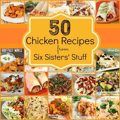 50 More Chicken Breast Recipes from Six Sisters' Stuff | Six Sisters' Stuff Six Sisters Recipes, Delicious Chicken Breast Recipes, Ranch Chicken Recipes, Favorite Recipes Chicken, Six Sisters Stuff, Six Sisters, Chicken Main Dishes, Breast Recipe, Grilled Chicken Recipes