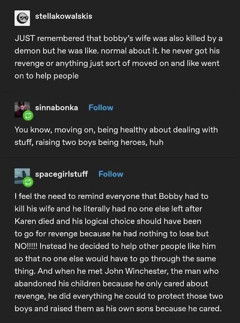 Supernatural Fandom Tumblr, Supernatural Tumblr Posts, Hbo Supernatural, Bobby Singer Supernatural, Supernatural Bobby, Supernatural Tumblr, Spn Memes, Bobby Singer, Supernatural Tv Show