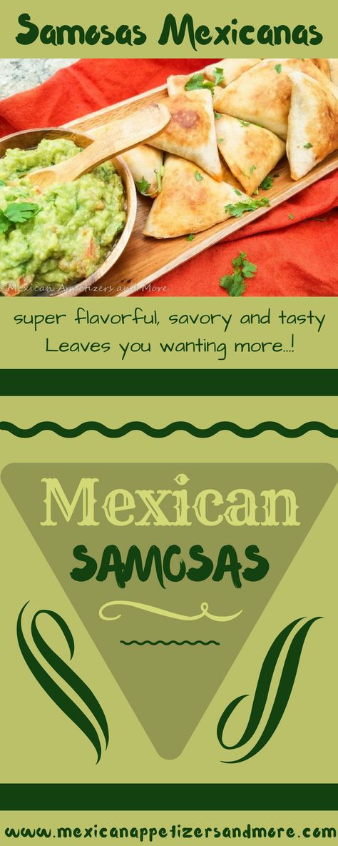 These Mexican Samosas recipe was inspired from the traditional Indian Samosa. So perfectly moist and hyper delicious! Absolutely YUMMY! #mexicanfood #mexicanfingerfoods | mexicanappetizersandmore.com Mexican Samosa Recipe, Mexican Finger Foods, Samosas Recipe, Mexican Turkey, Mexican Food Recipes Beef, Baking Challenge, Mexican Appetizers, Mexican Beef, Samosa Recipe