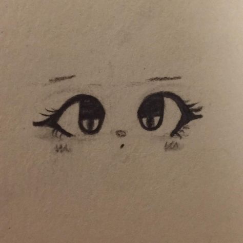 Cute eyes Cute Eye Drawing, Cute Eyes Drawing, Eye Sketch, Nose Drawing, Girl Drawing Sketches, Cartoon Eyes, Face Sketch, Sketches Simple, Aesthetic Eyes