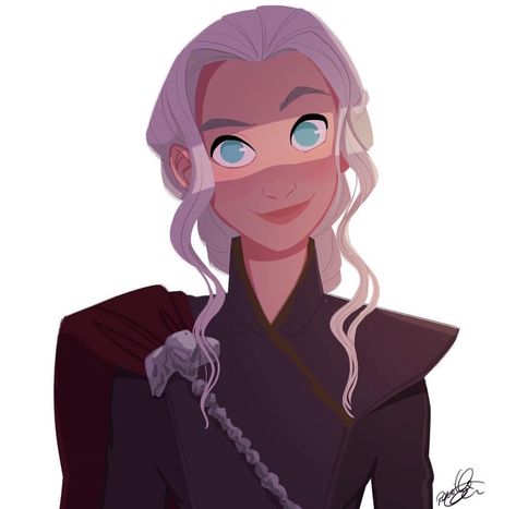 Pernille Ørum GoT Daenerys Targaryen People Cartoon, Draw People, Drawing Cartoon Characters, Character Sketches, Cartoon Drawing, Flat Illustration, Illustration Character Design, Drawing Tips, Comic Character