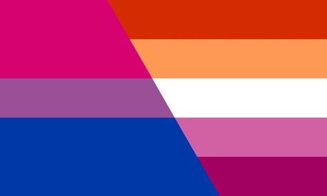 Lesbian Flag Drawing, Bi Lesbian Flag, Bisexual Pride Quotes, Lgbtq Quotes, Flag Template, Bi Flag, Bisexual Flag, Hello Kitty Crafts, Best Gaming Wallpapers