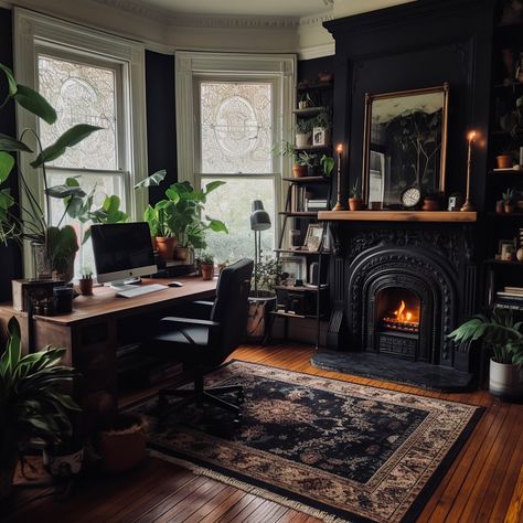 Part 6 | When victorian and bohemian interior design styles collide #m... | TikTok Cottagecore Home, Bohemian Interior Design, Dark Home Decor, Casa Vintage, Dark Home, Bohemian Interior, Dark Interiors, Dream House Interior, Living Room Inspo